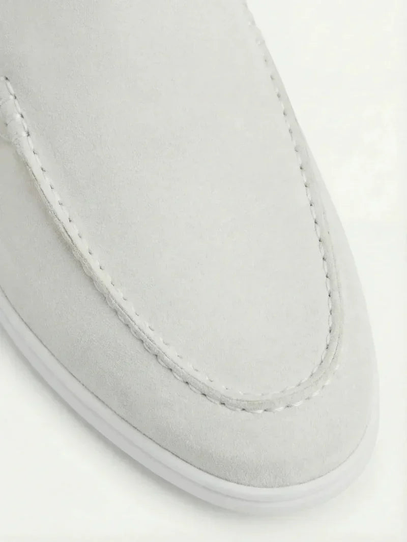 White Suède Mocasines