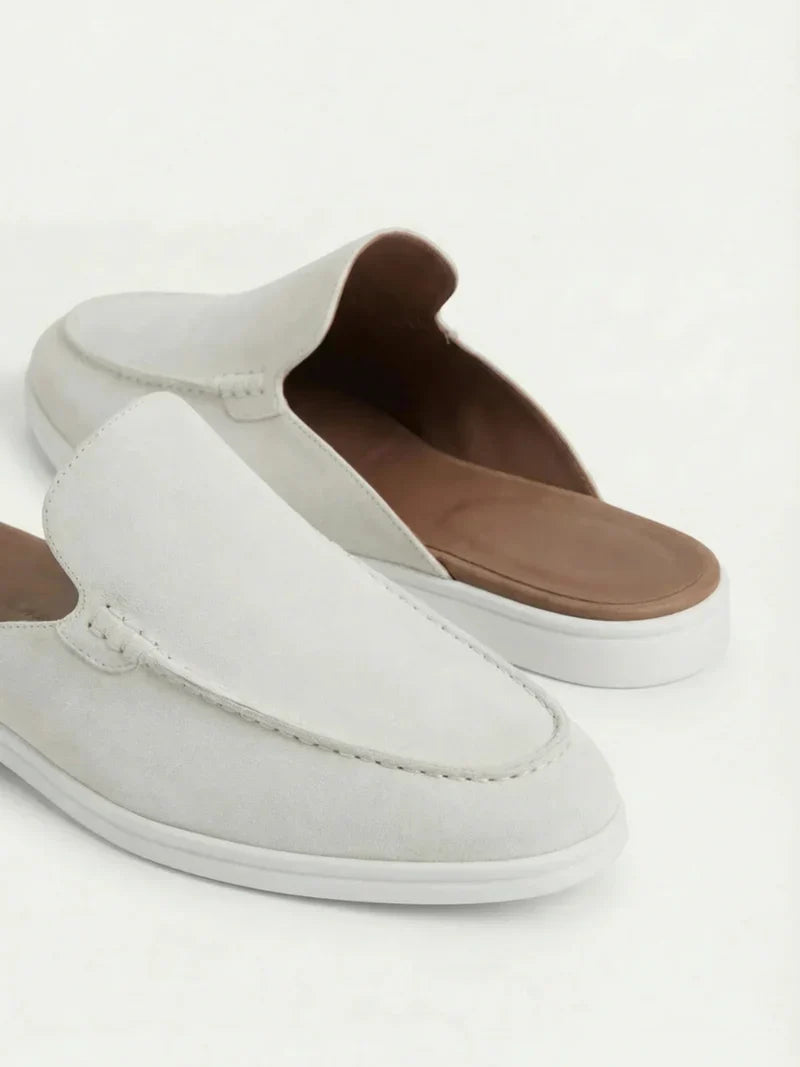 White Suède Mocasines