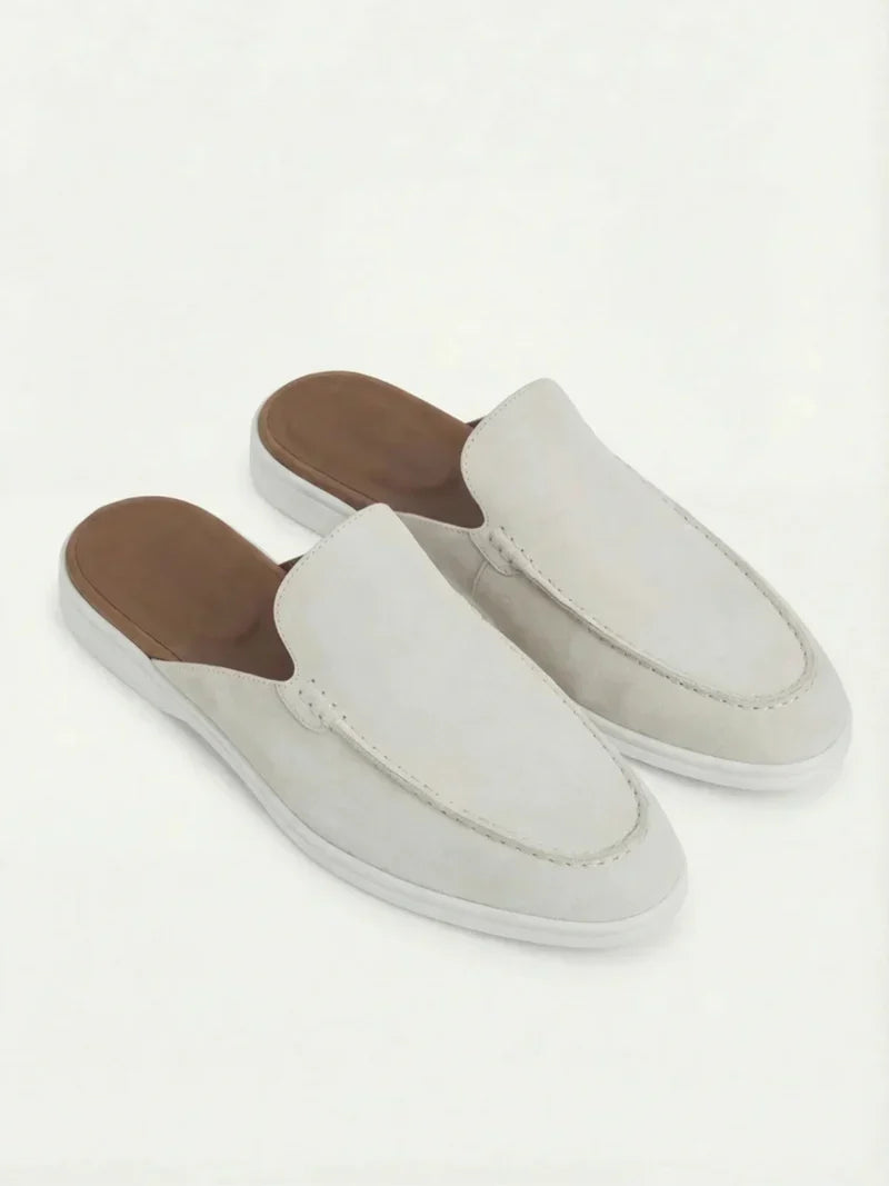 White Suède Mocasines
