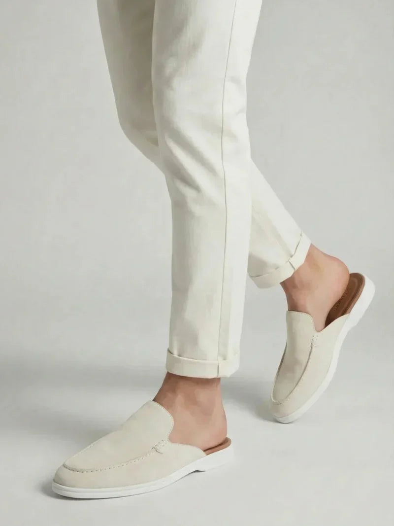 White Suède Mocasines