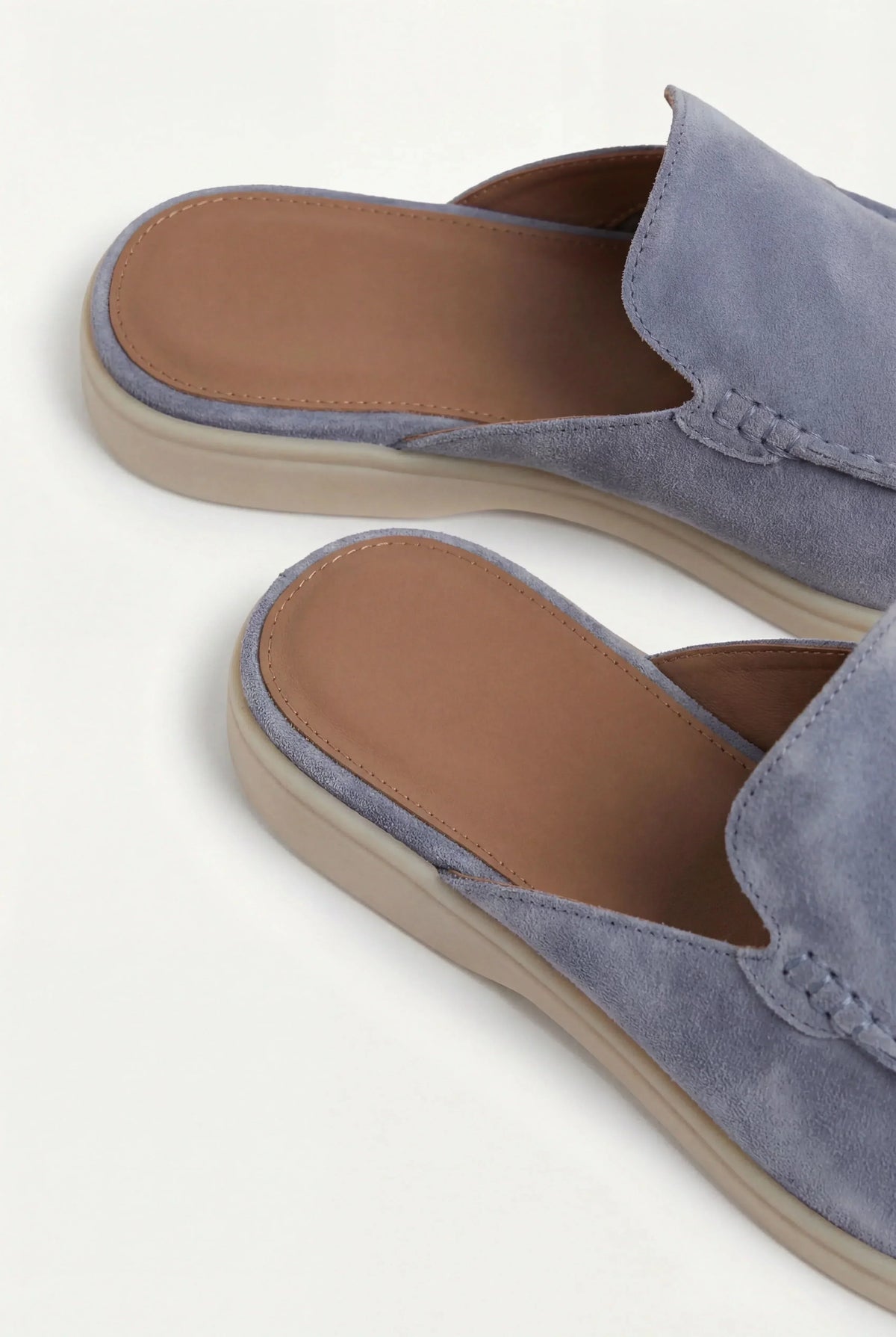 Blue Suede Mocasines