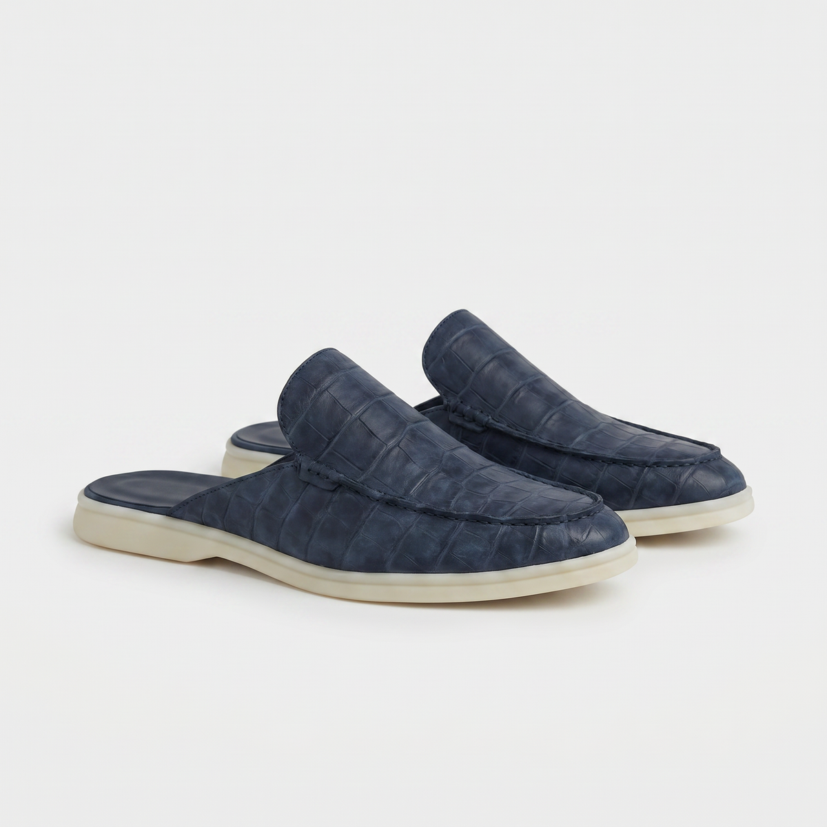Mocasín Azul Marino Coco| Edición Limitada