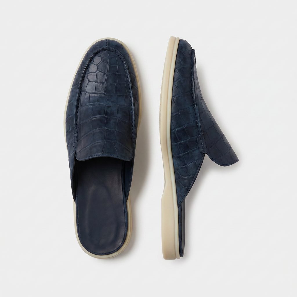 Mocasín Azul Marino Coco| Edición Limitada