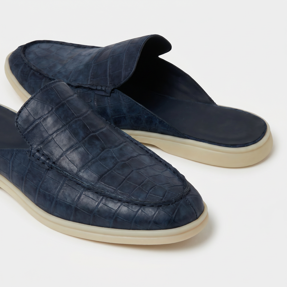 Mocasín Azul Marino Coco| Edición Limitada